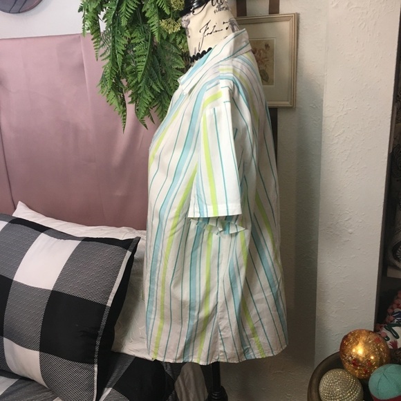 ❤️ Plus Size Style&Co - V neck button down blouse - Picture 3 of 7